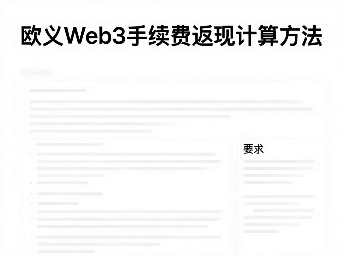欧义Web3手续费返现计算方法