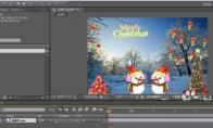 ae cs4怎么制作圣诞节下雪动画