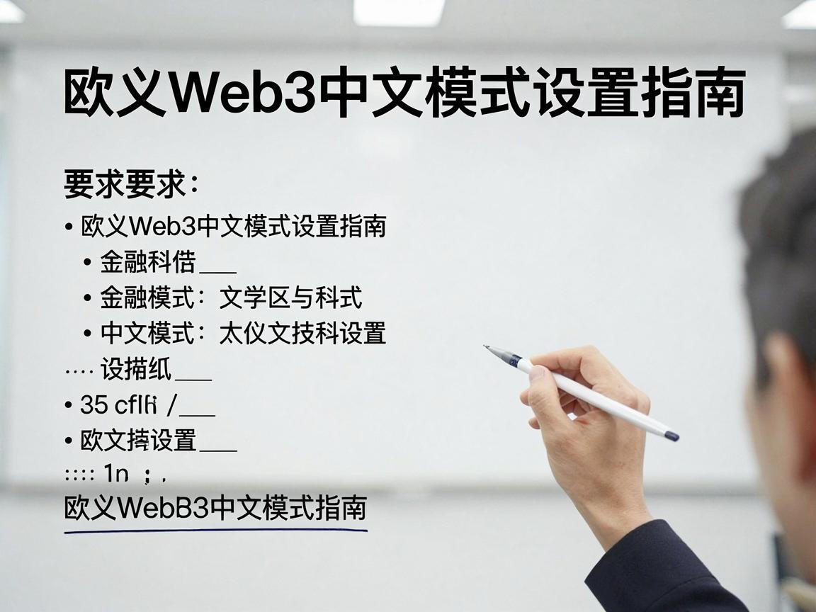 欧义Web3中文模式设置指南