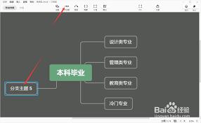XMind怎么添加分支主题