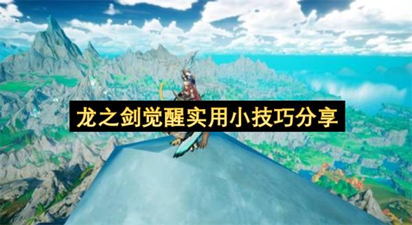 龙之剑觉醒实用小技巧分享