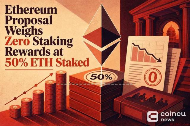 以太坊提案：50% ETH质押率下零质押奖励