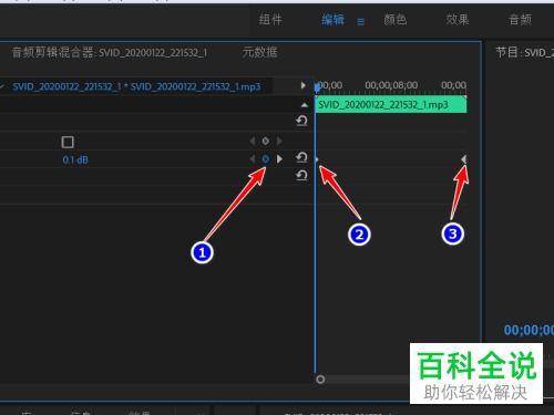 pr如何实现音频静音